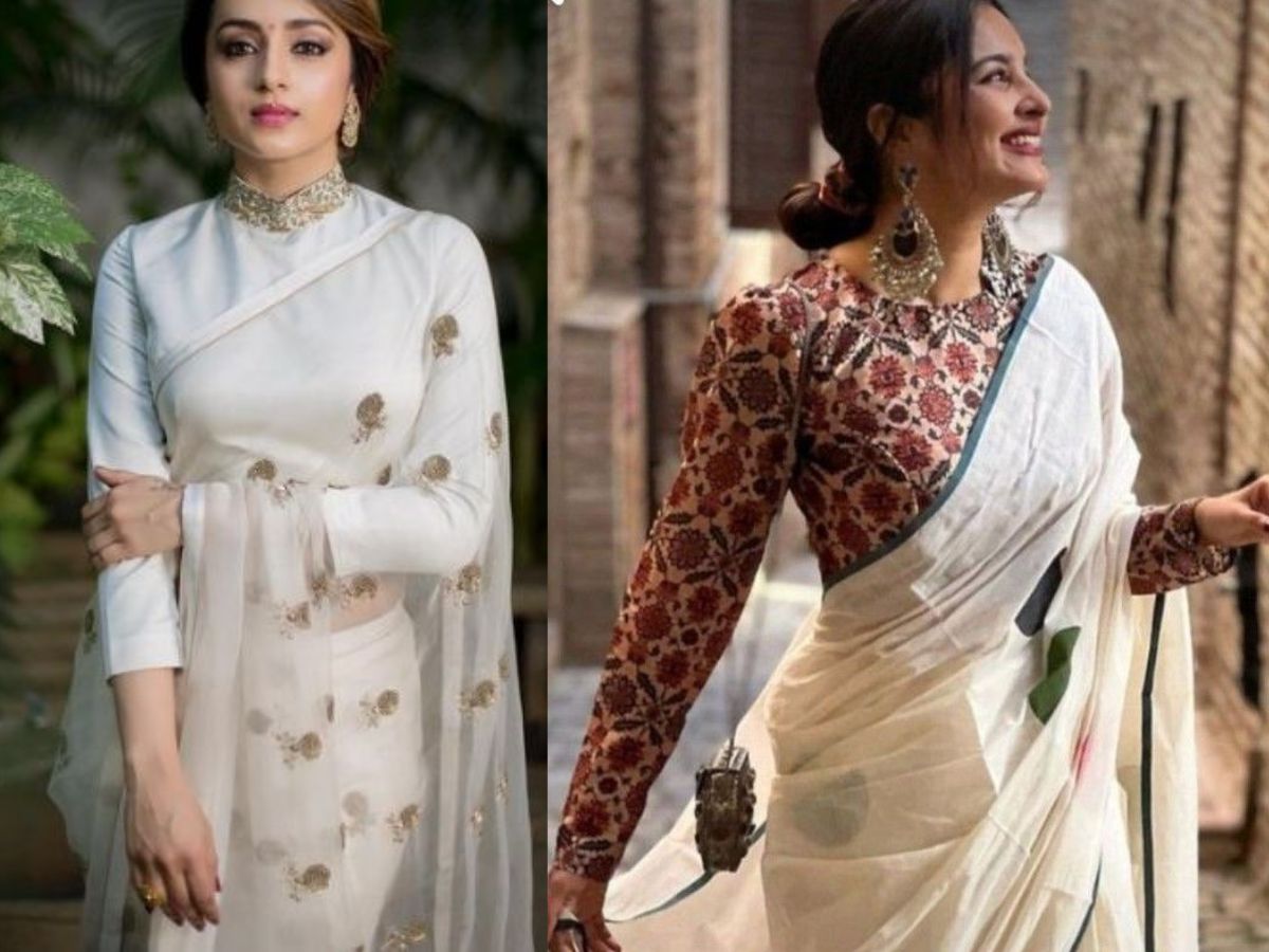 Rakshabandh 2025: इस राखी अपनी सिंपल सारी को दे Royal और rich लुक, इन sexy blouse design के साथ। - Photo Gallery