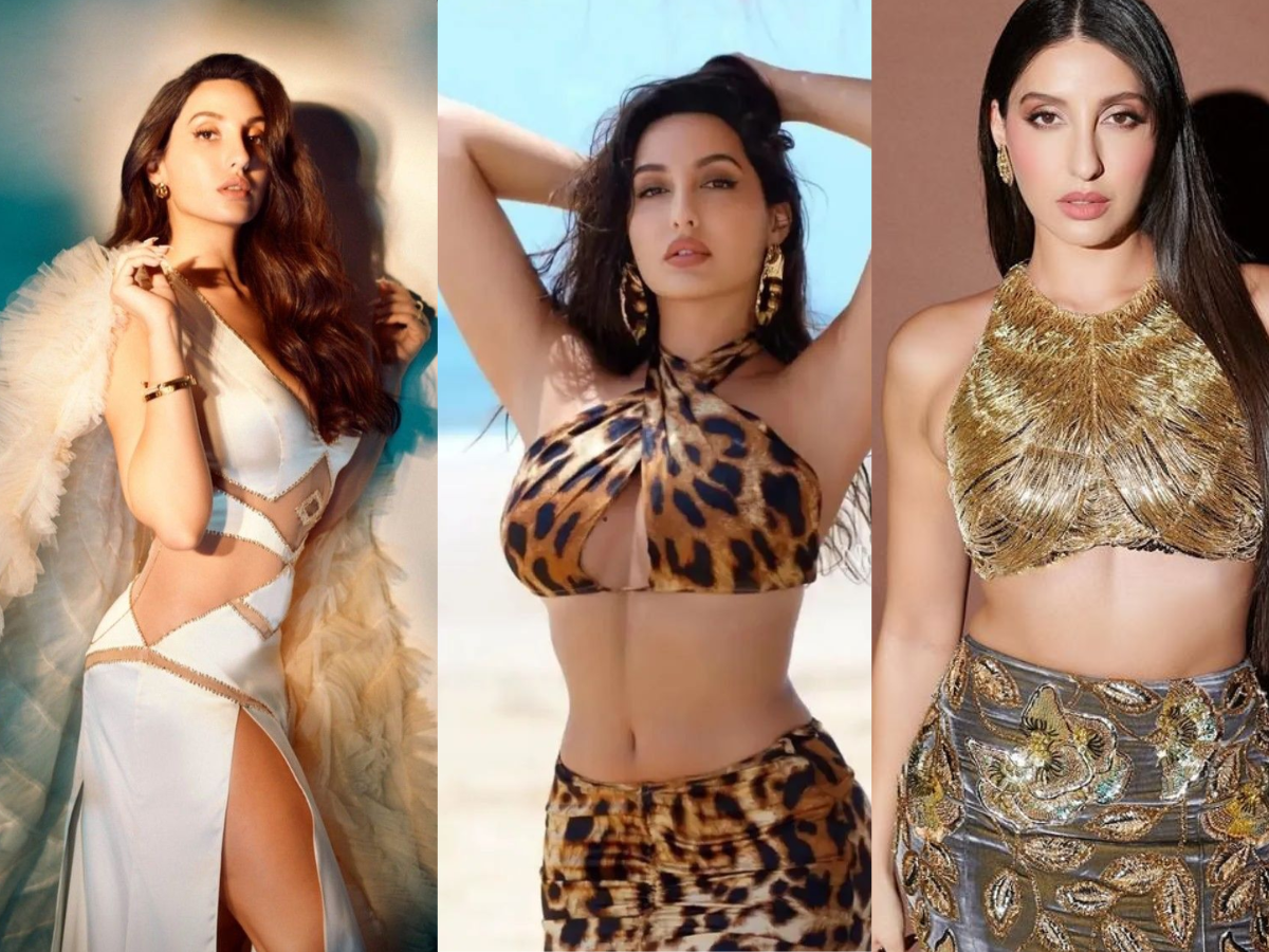 तस्वीरें नहीं, हुस्न का तूफान है ये तस्वीरे ! Nora के इन बोल्ड लुक्स और फिगर ने मचाया तूफ़ान।