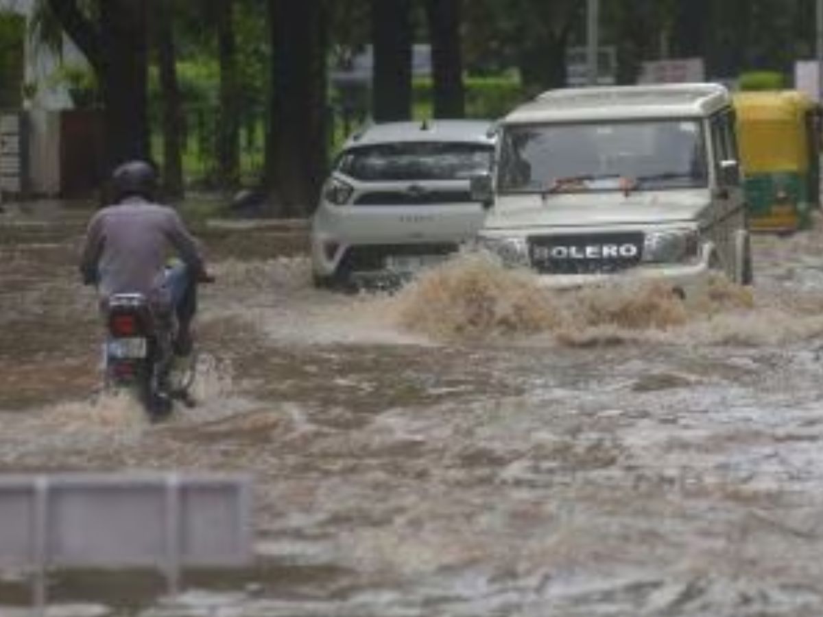 Telangana: Heavy rain causes waterlogging in Mithila Nagar Colony in Rangareddy