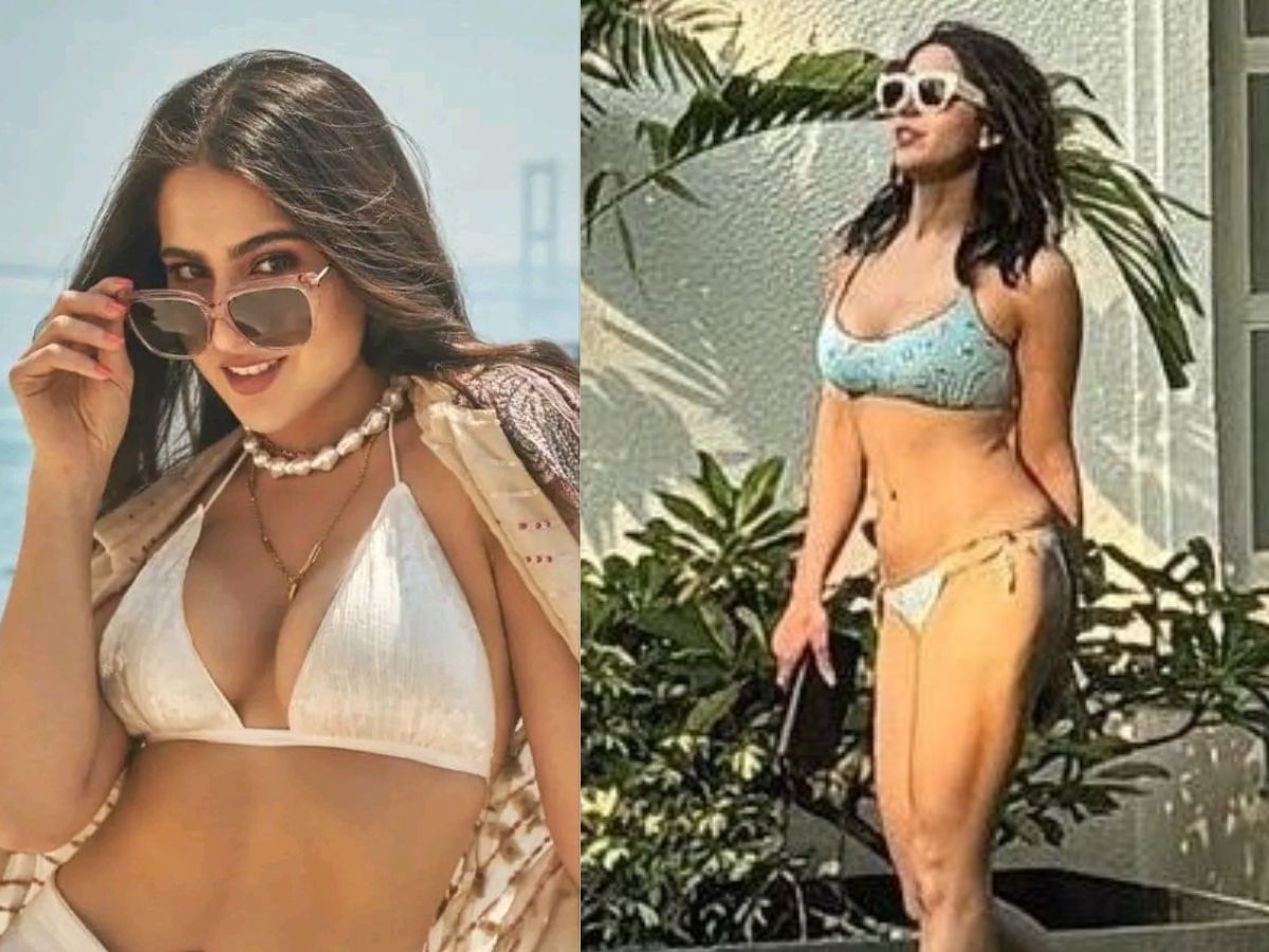 Sara Ali khan ने दिखाया हॉटनेस का नया जलवा, इन बिकिनी लुक्स को देख ठहर जाएंगी आपकी दिल की धड़कनें