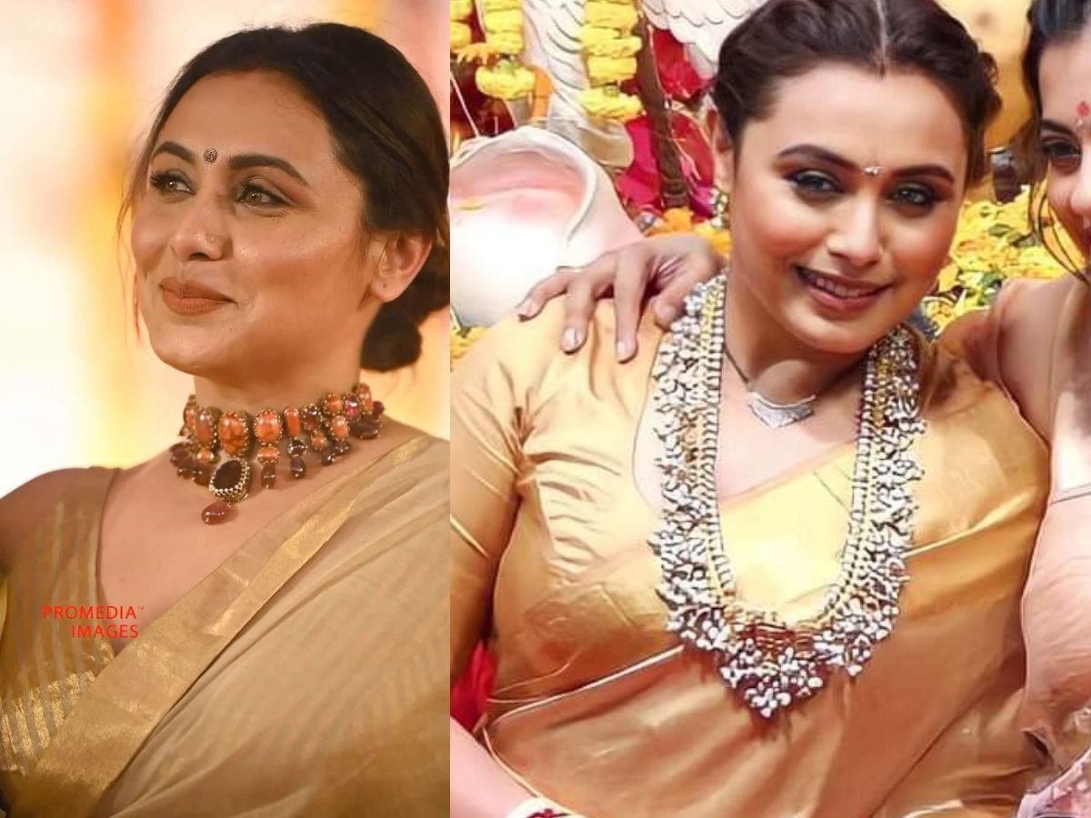 Rani mukherji के इन आउटफिट्स से इंस्पायर्ड हो सकता है आपका Rakshabandhan लुक। - Photo Gallery