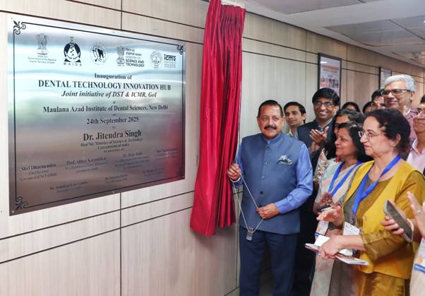 Jitendra Singh inaugurates Dental Technology Innovation Hub at MAIDS to boost indigenous devices