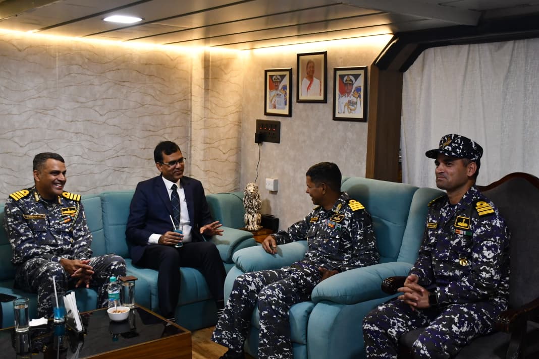 Indian Navy's first training squadron makes port call at Mombasa, Kenya