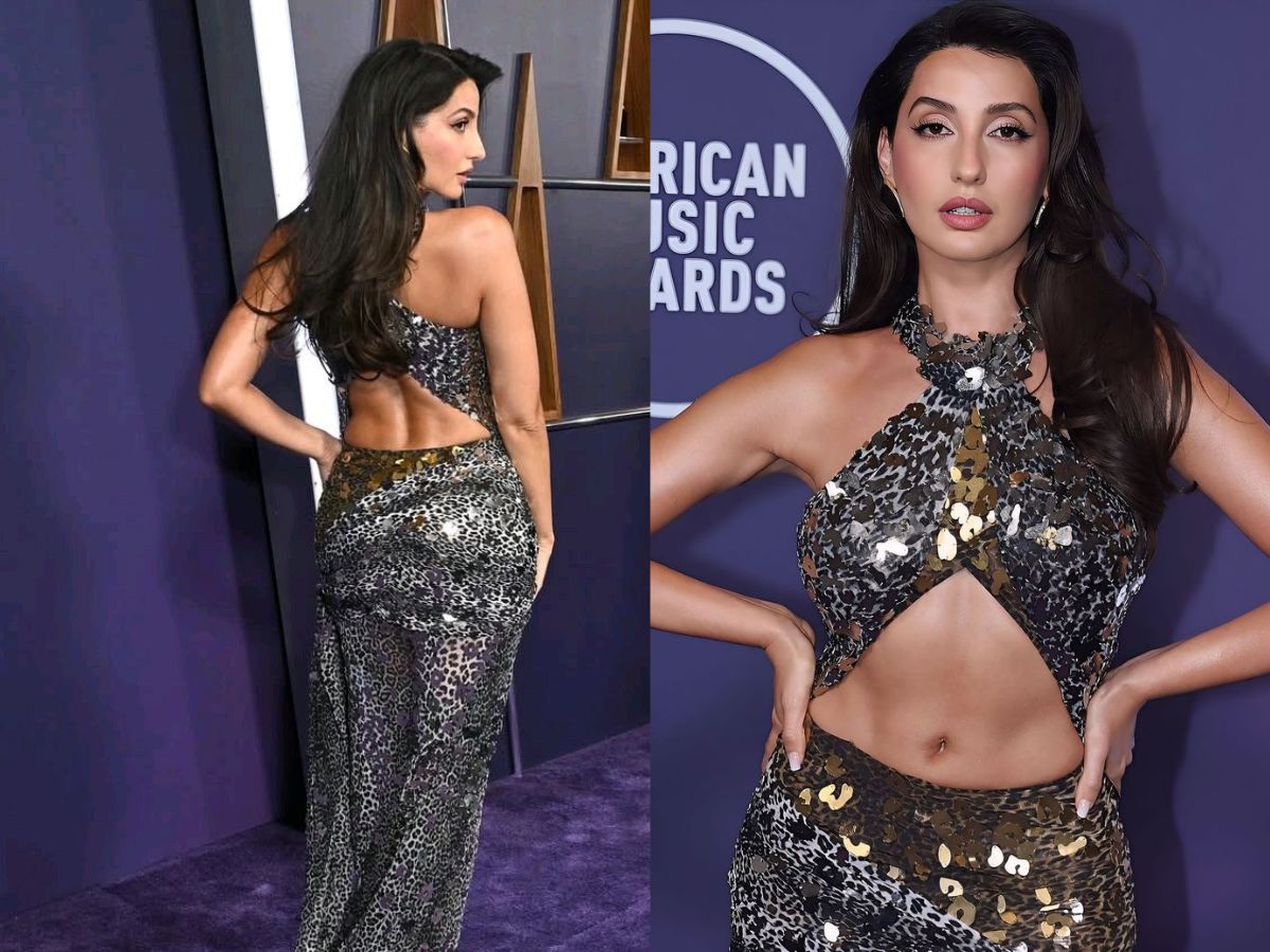 Nora Fatehi's seductive backless look - Photo Gallery