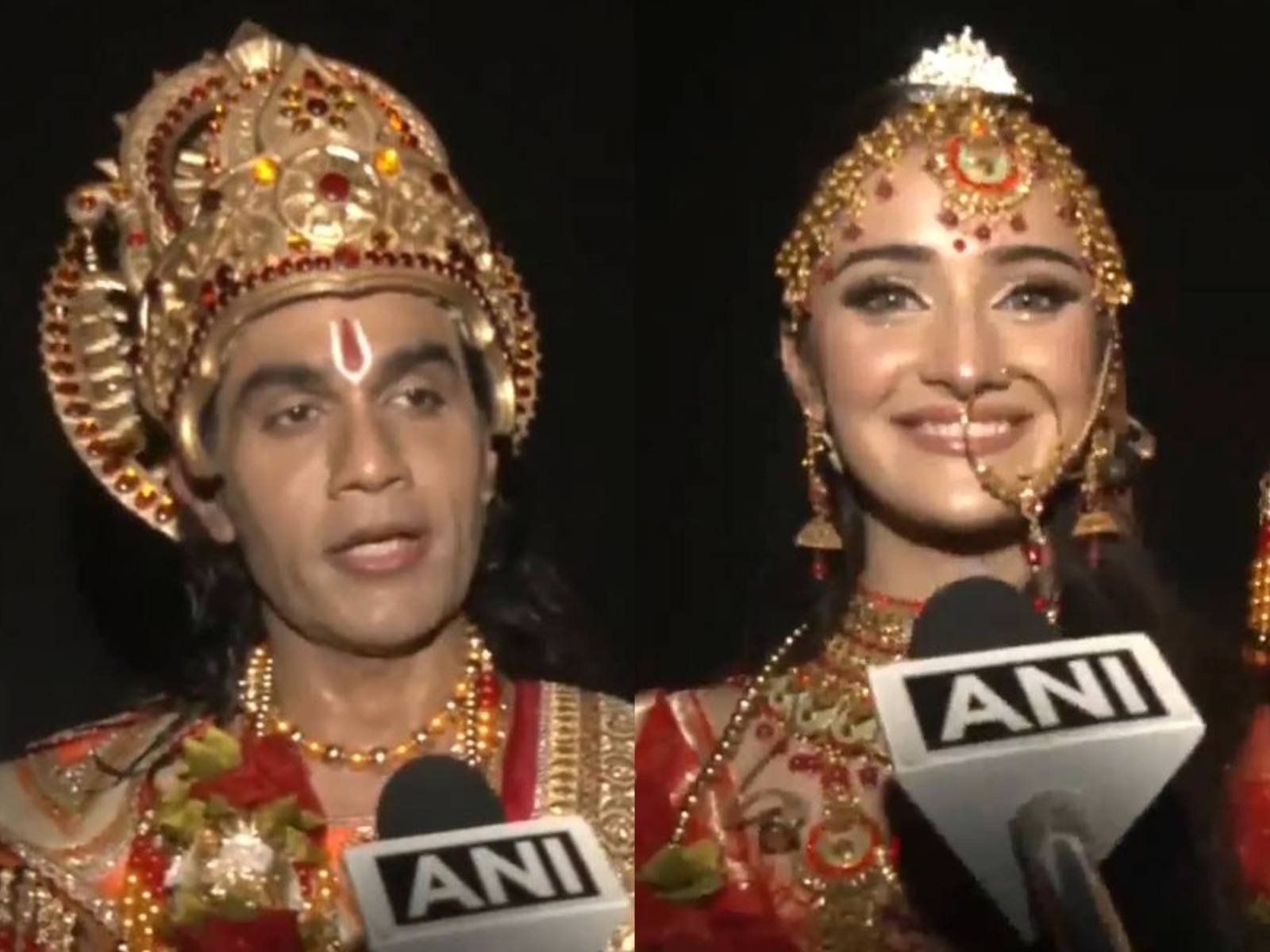 Delhi CM Rekha Gupta attends Ramleela organised by Sanatan Sanskarm in Rohini