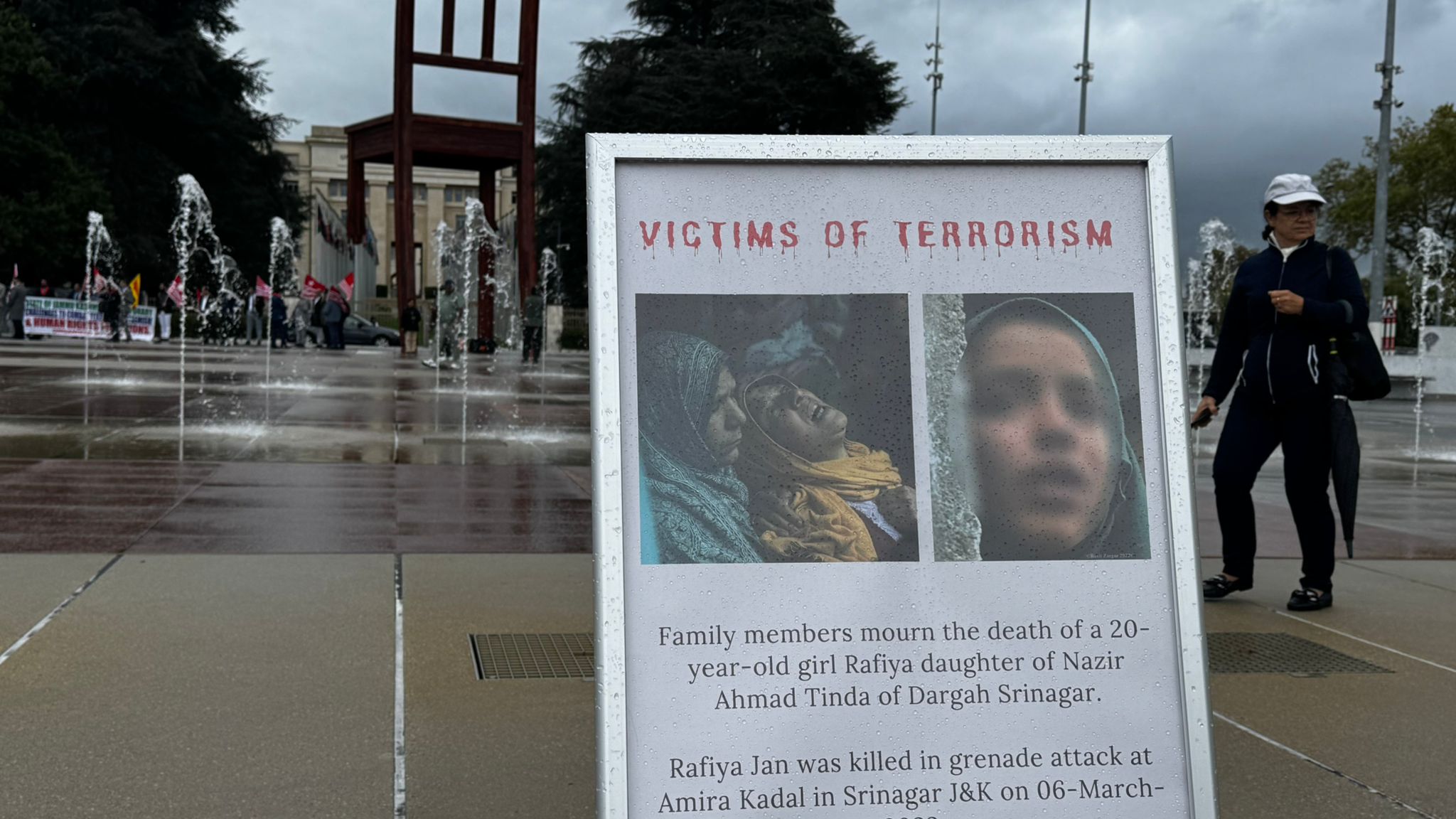 Voices of Kashmir's terror victims echo in Geneva; international call for accountability