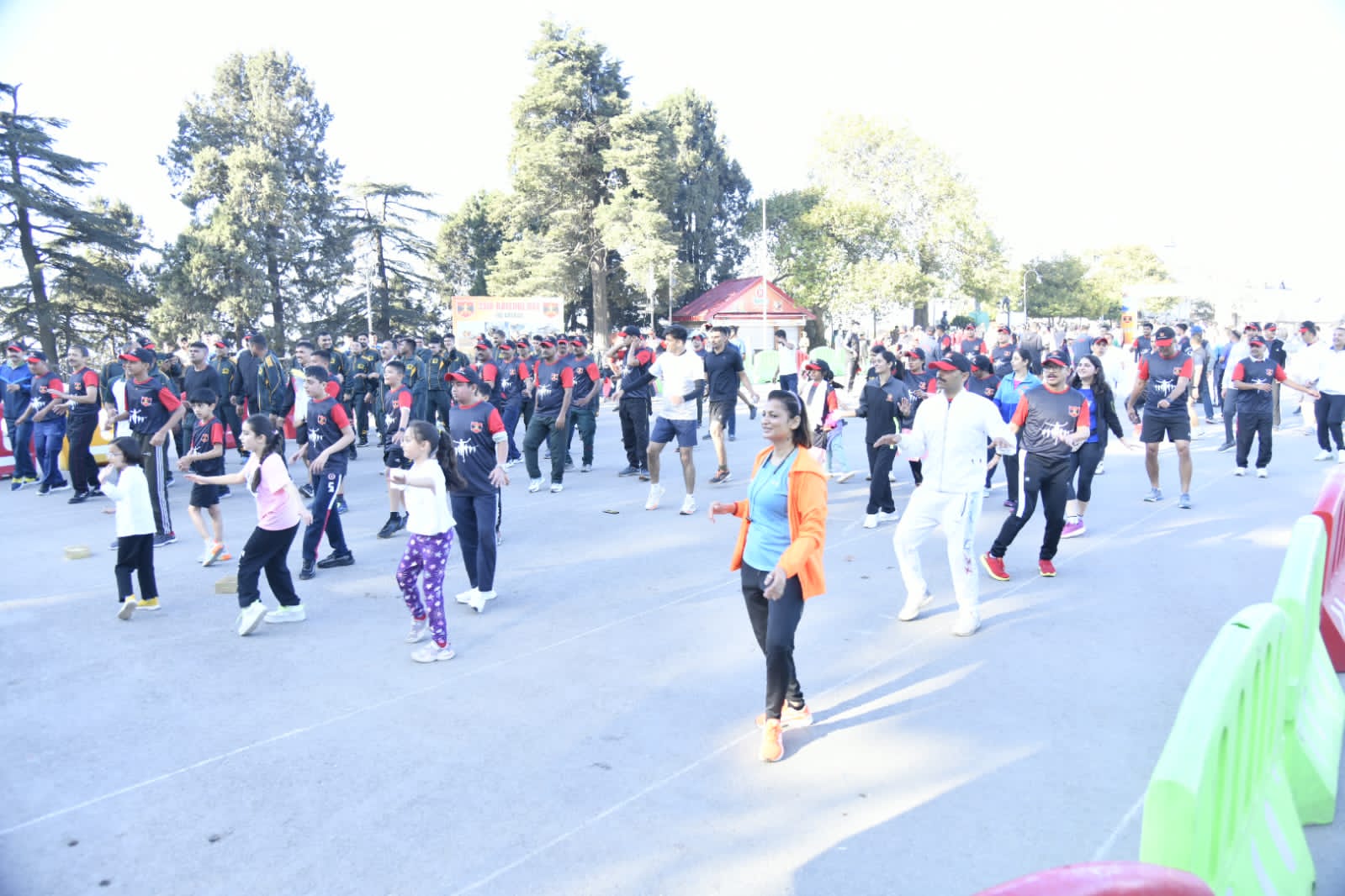 HP: Army Training Command celebrates 35th Raising Day with band display, 'Run for Excellence'