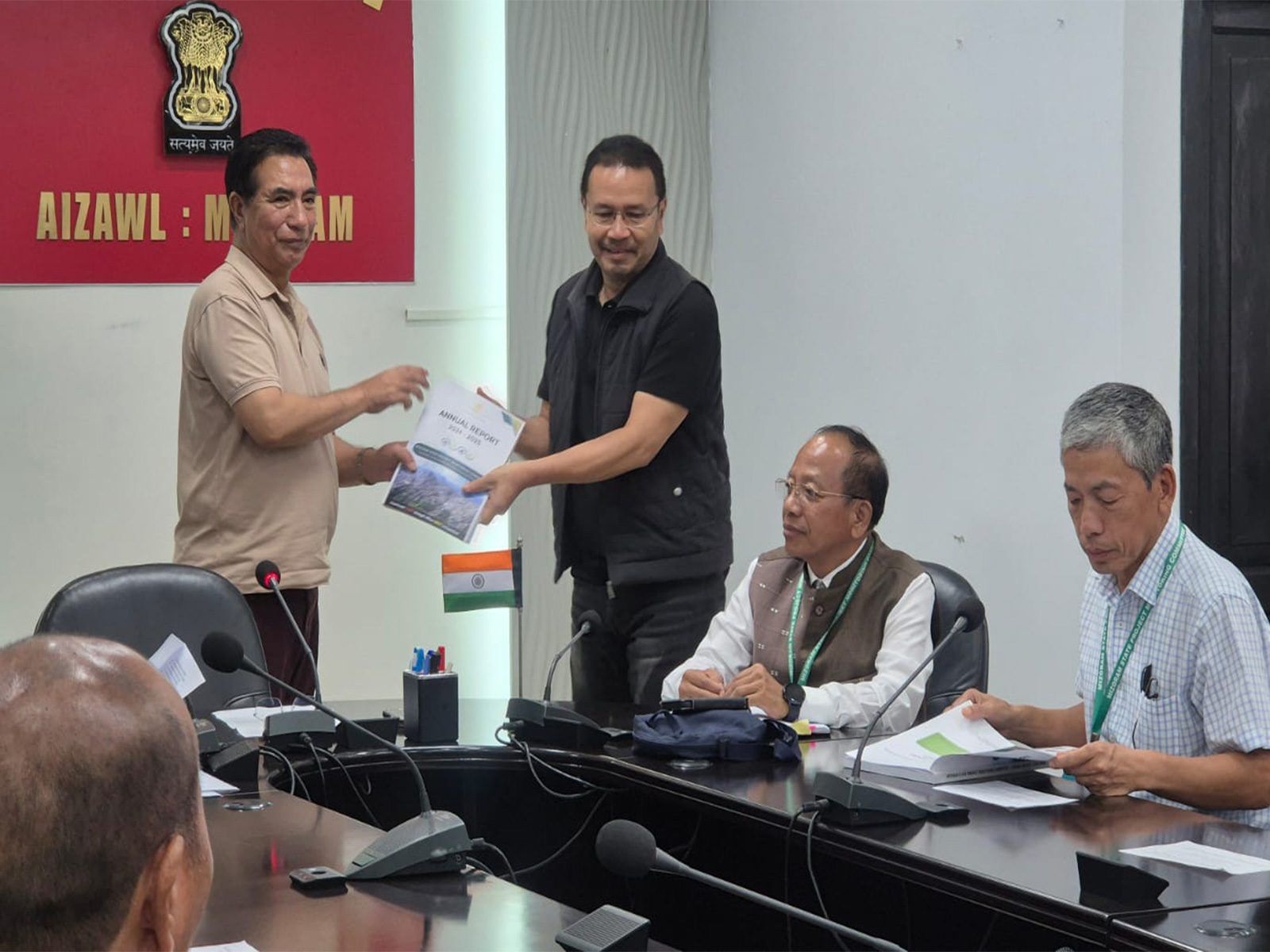 Mizoram CM Lalduhoma releases Project Monitoring Committee Annual Report 2024-25