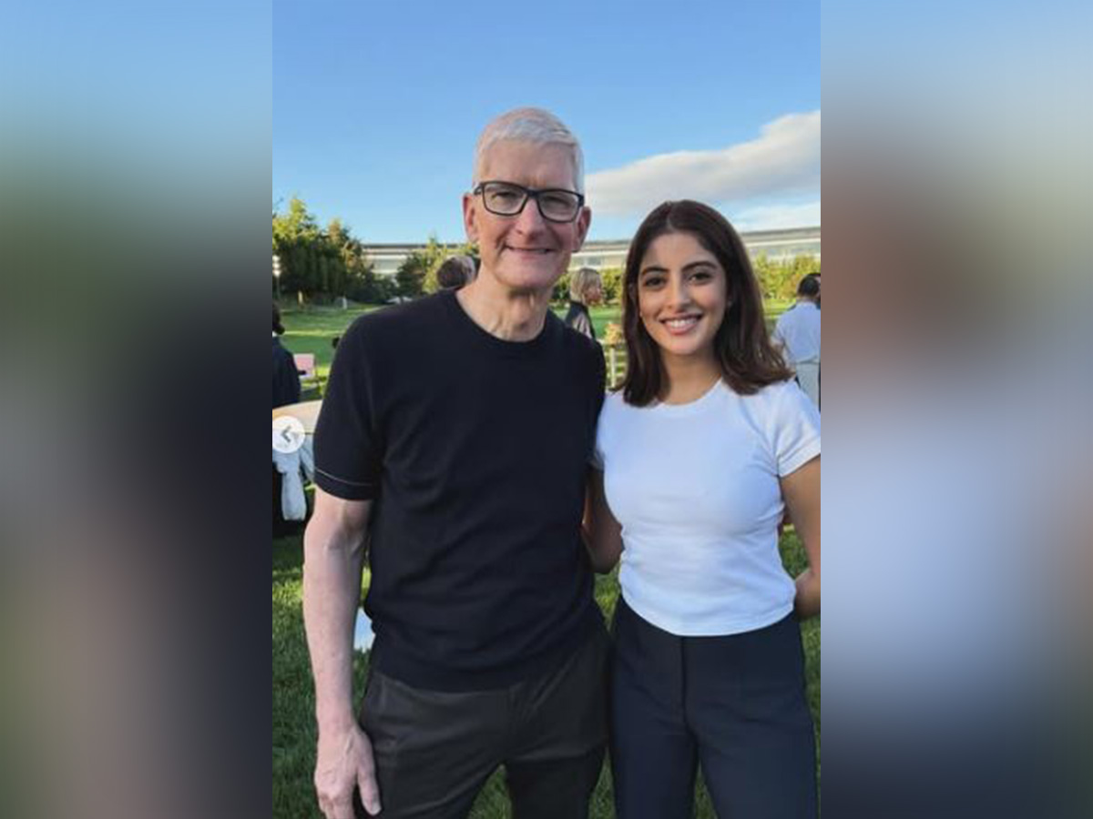 Navya Nanda meets Apple CEO Tim Cook ahead of iPhone 17 series launch