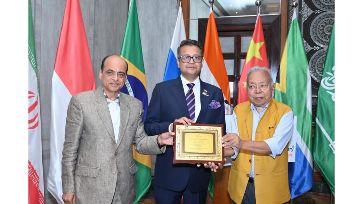 ब्रिक्स चैंबर ऑफ कॉमर्स एंड इंडस्ट्री के नए चेयरमैन बने श्री समीप शास्त्री
