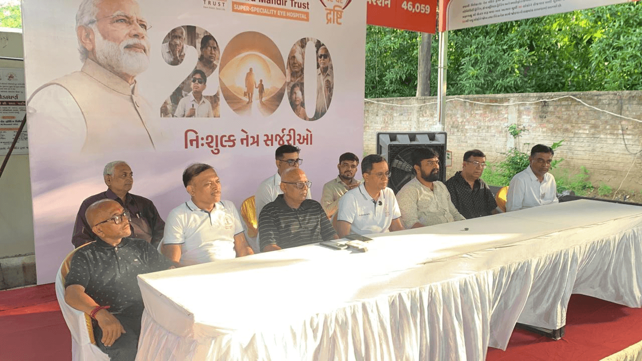 नमो संवेदना दिवस: SVNM ट्रस्ट का २०० निःशुल्क नेत्र सर्जरी का संकल्प